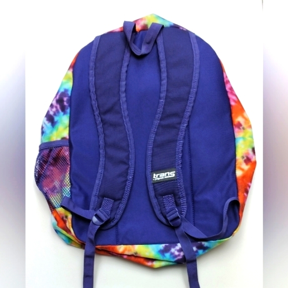 dye a jansport backpack plus a sleeve for a 15 inch laptop and synthetic leather base Jansport Multicolor Tie-Dye Backpack